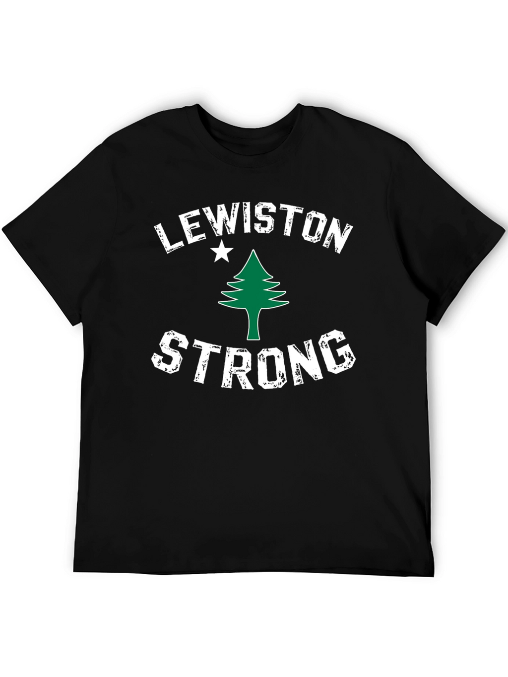 Lewiston Strong Graphic T-Shirt - Support Maine