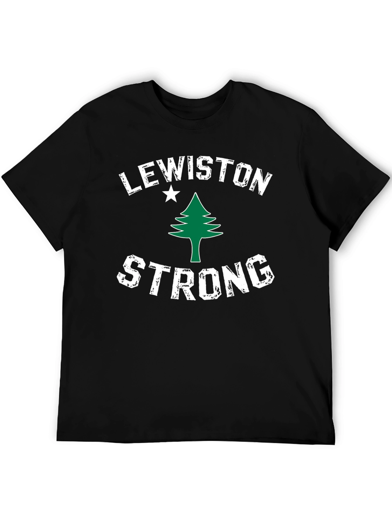Lewiston Strong Graphic T-Shirt - Support Maine