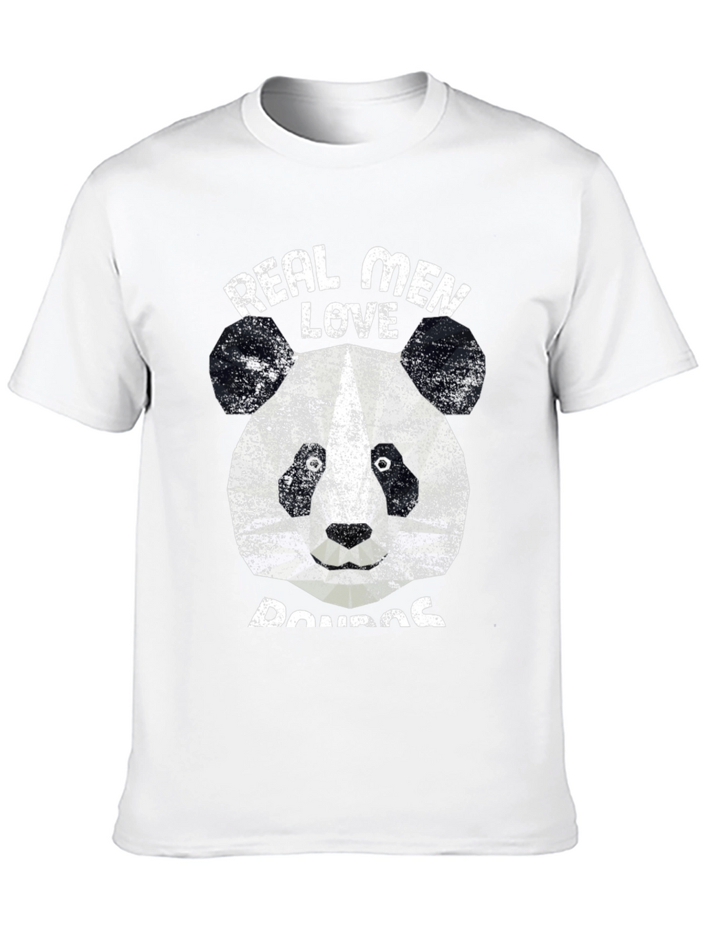 Real Men Love Pandas T-Shirt Black