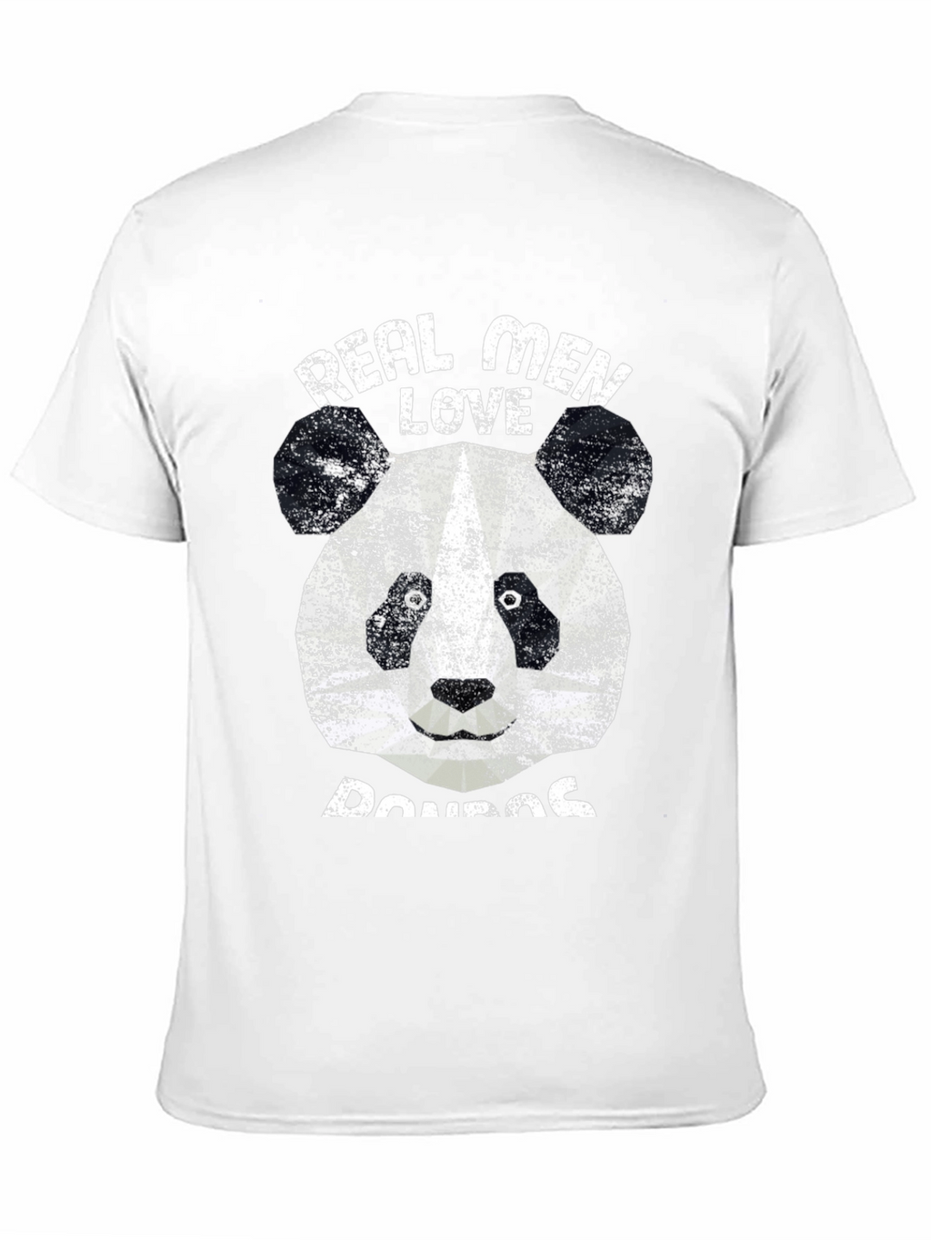 Real Men Love Pandas T-Shirt Black