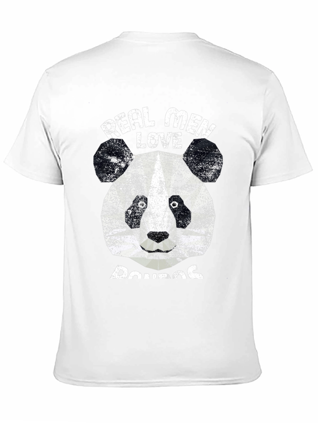 Real Men Love Pandas T-Shirt Black