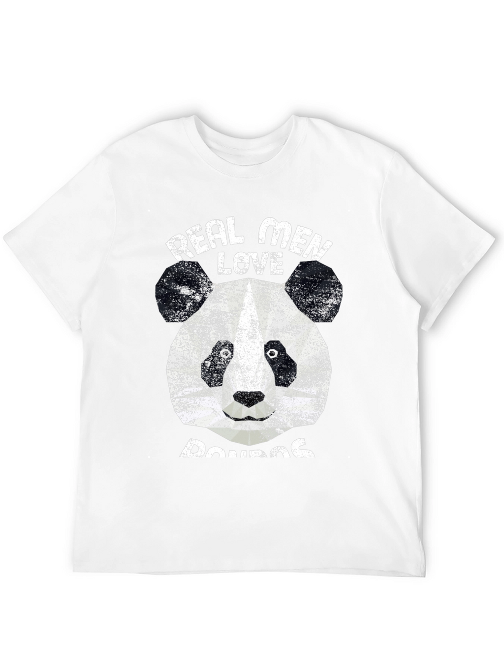 Real Men Love Pandas T-Shirt Black