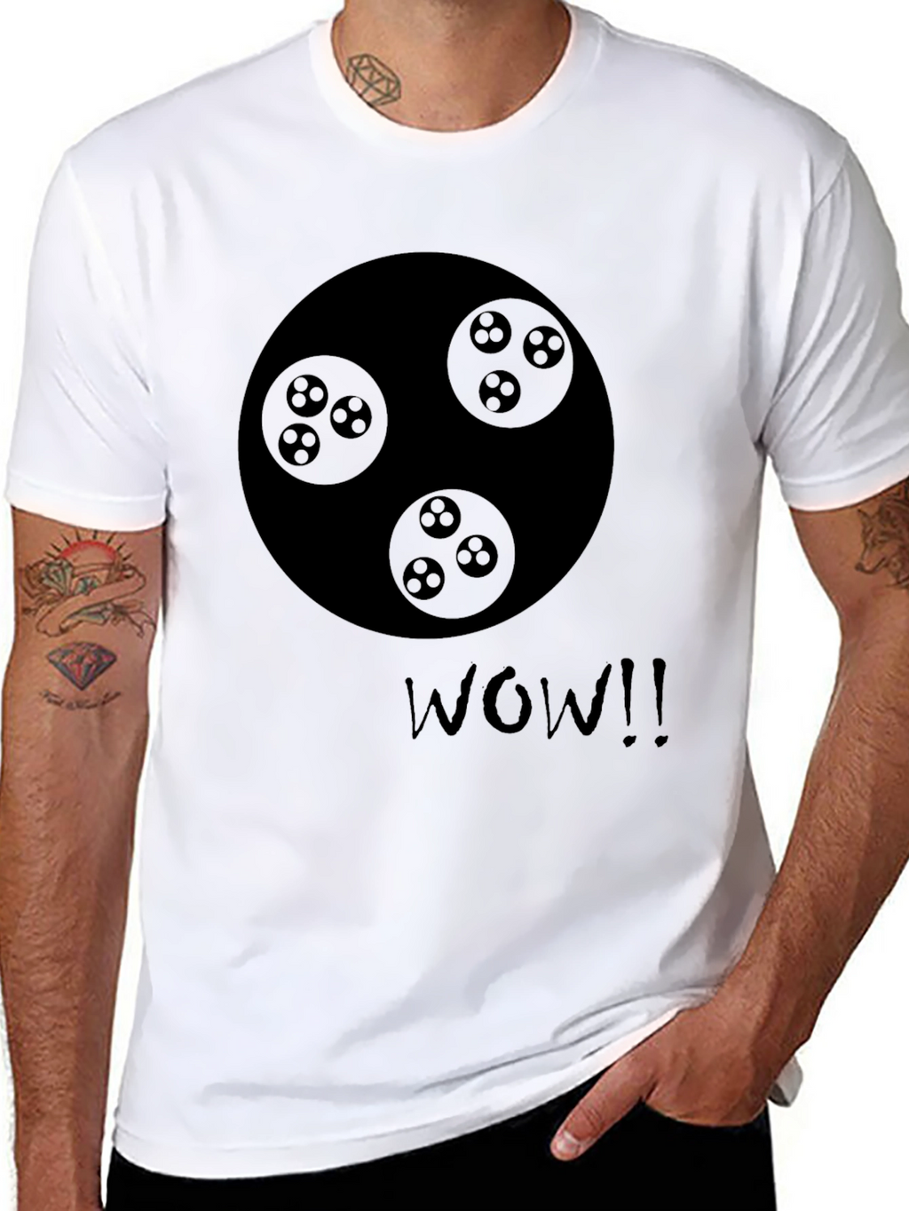 Novelty Graphic Print Crew Neck T-Shirt