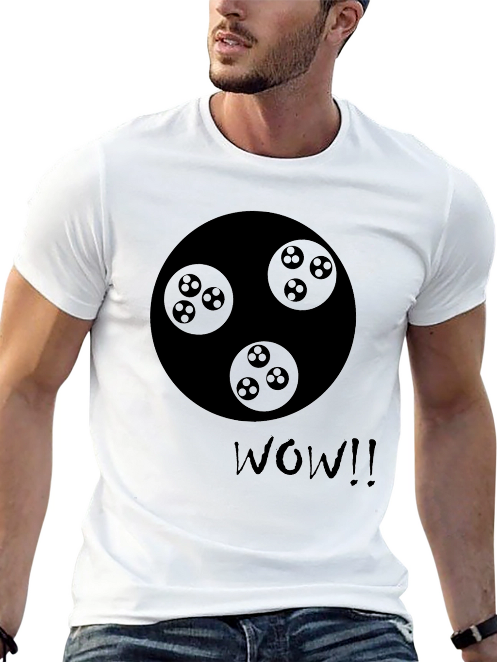 Novelty Graphic Print Crew Neck T-Shirt
