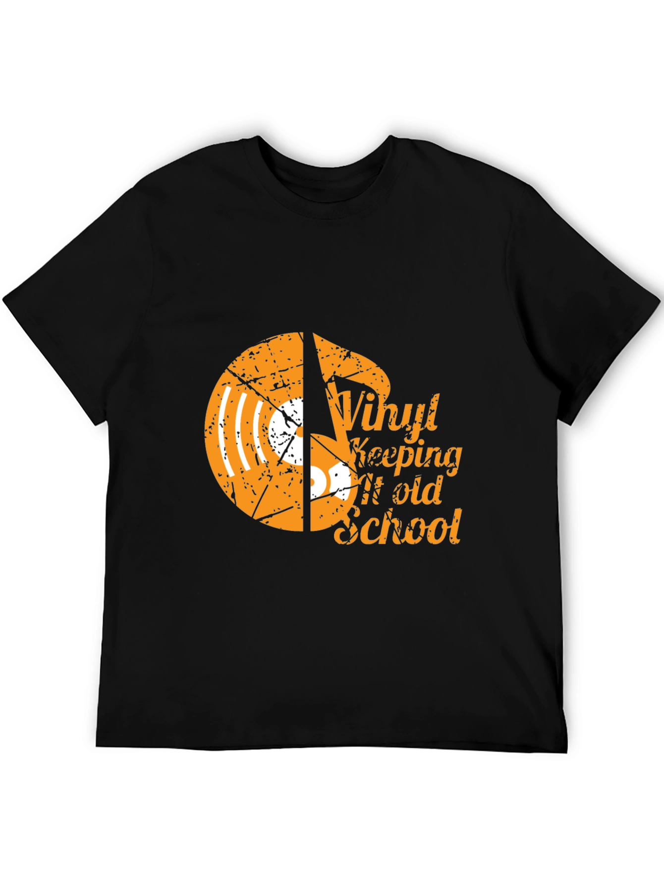 Vinyl Keeping It Old School Graphic Tee