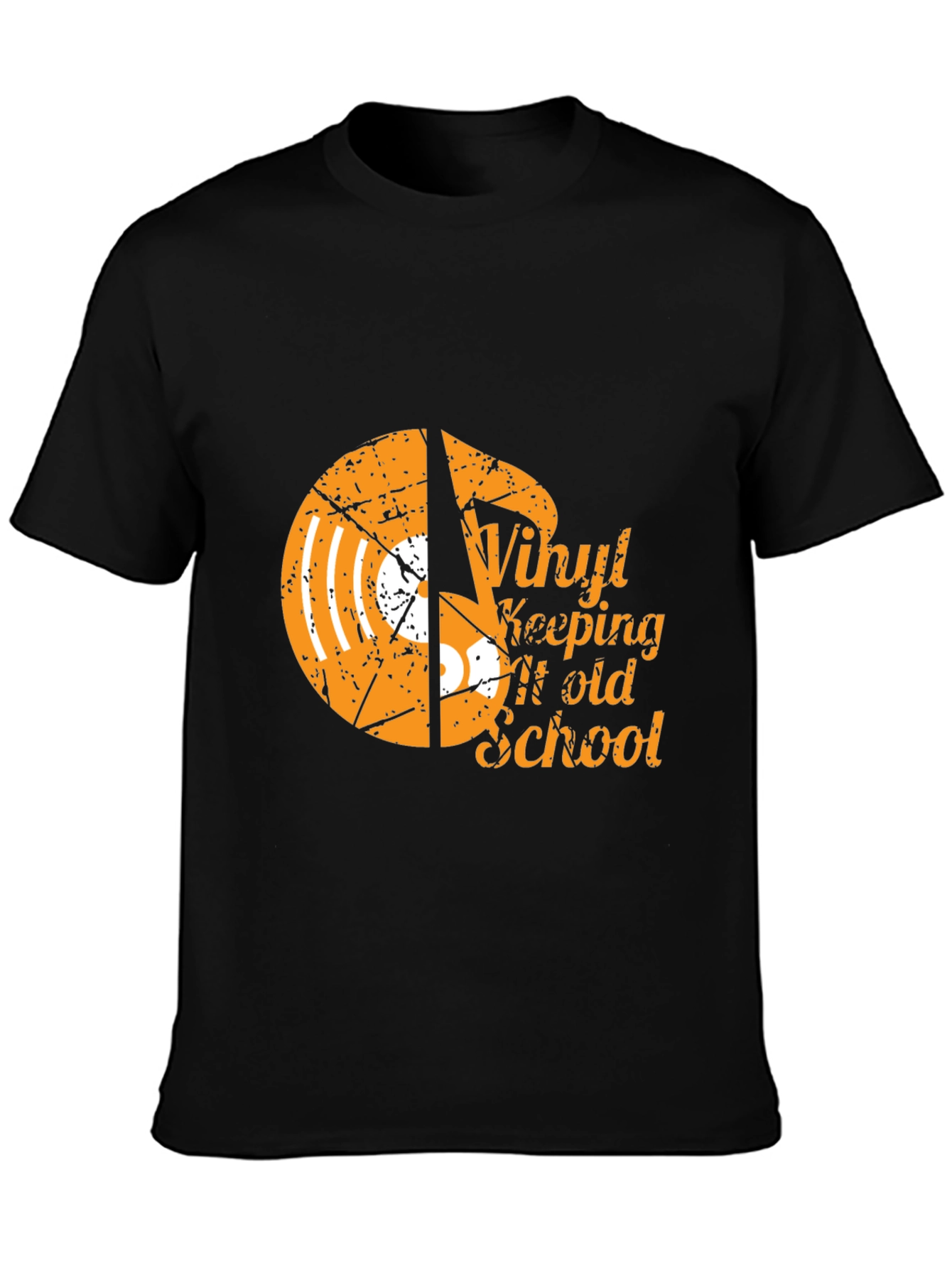 Vinyl Keeping It Old School Graphic Tee