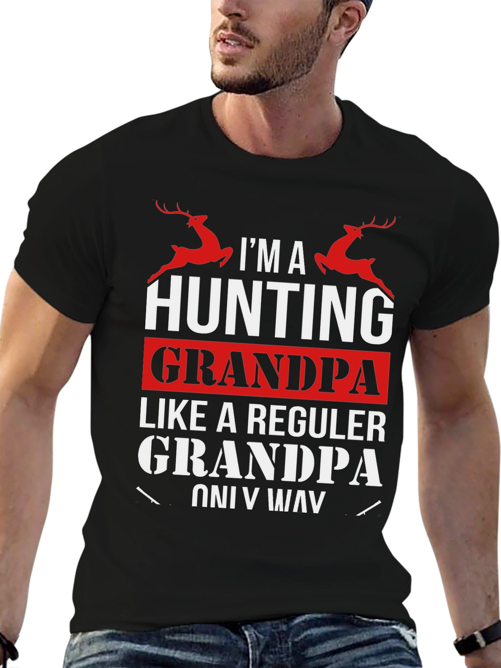 Hunting Grandpa Graphic T-Shirt