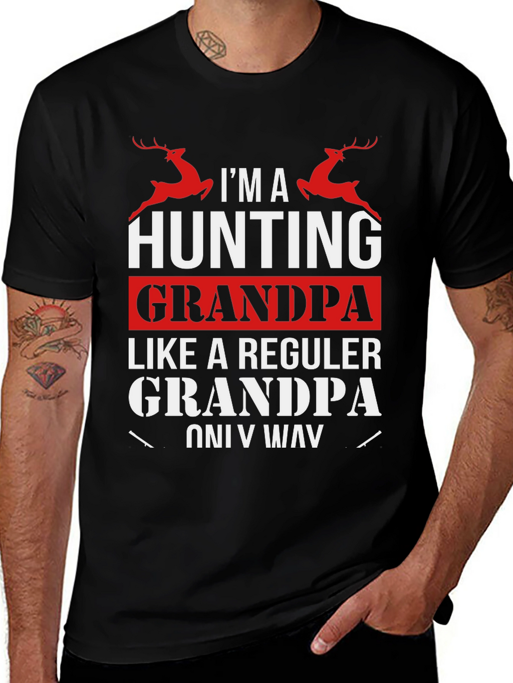 Hunting Grandpa Graphic T-Shirt