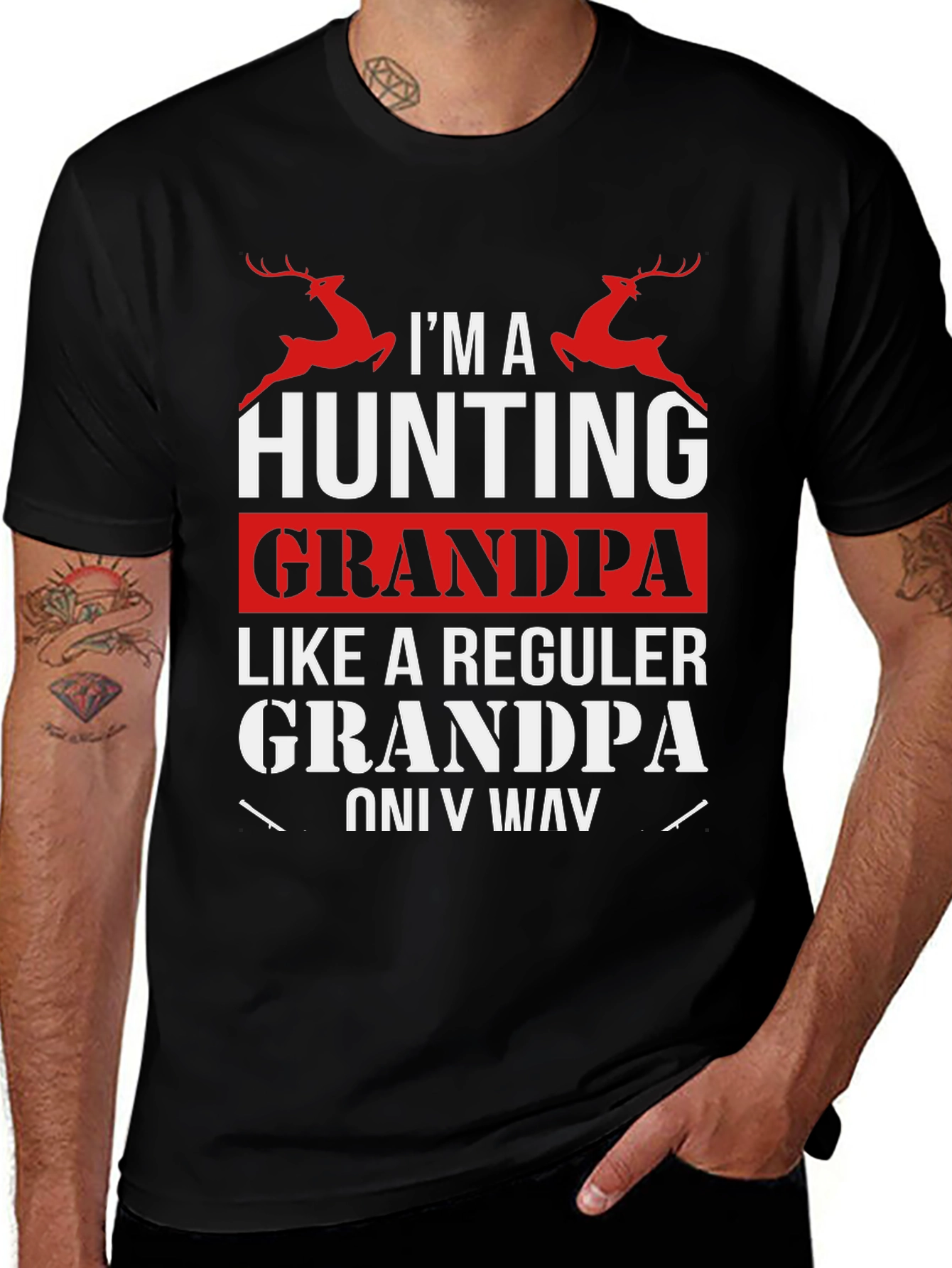 Hunting Grandpa Graphic T-Shirt