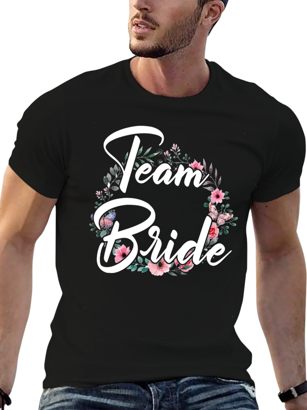 Team Bride Floral T-Shirt