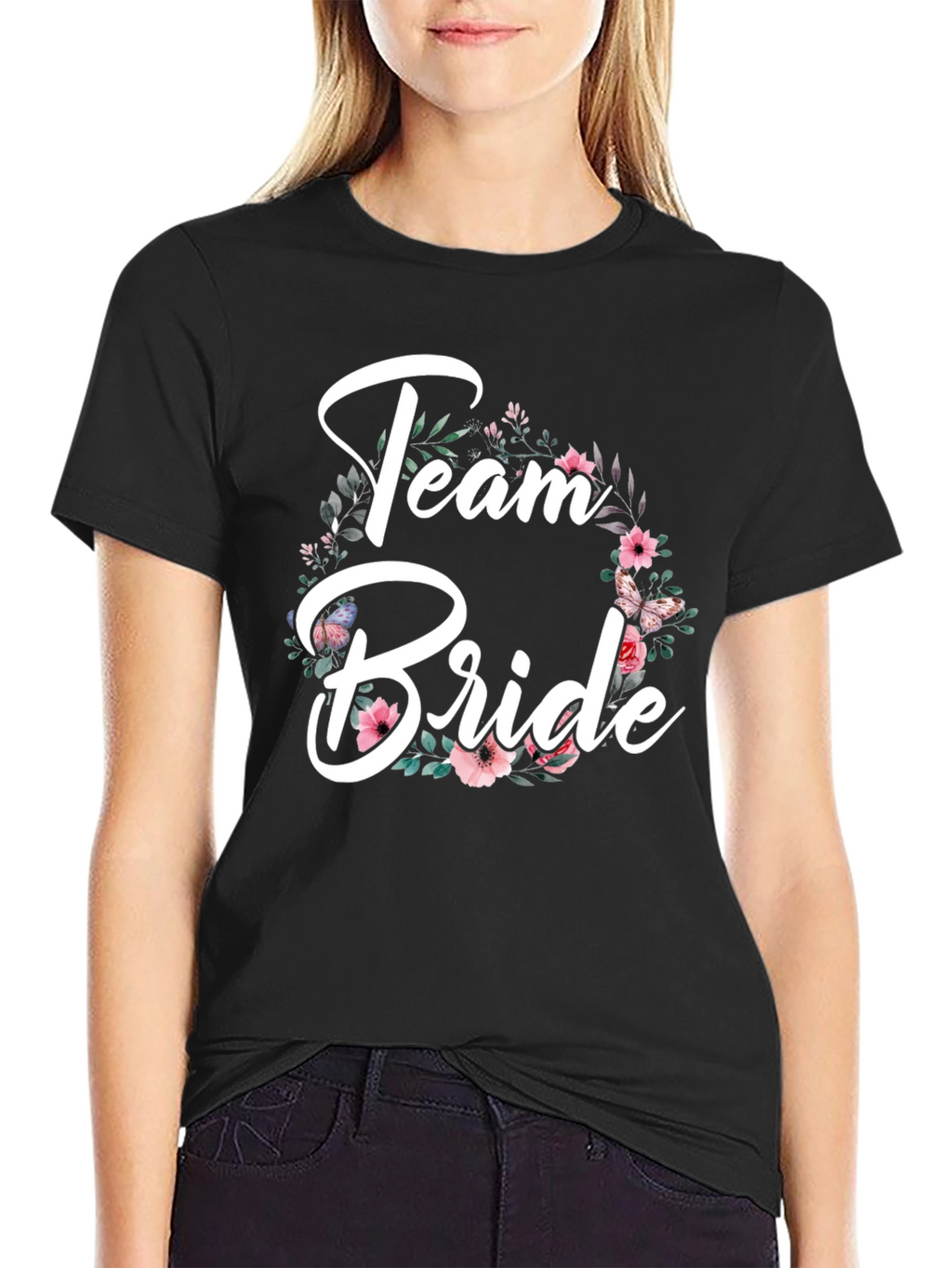 Team Bride Floral T-Shirt