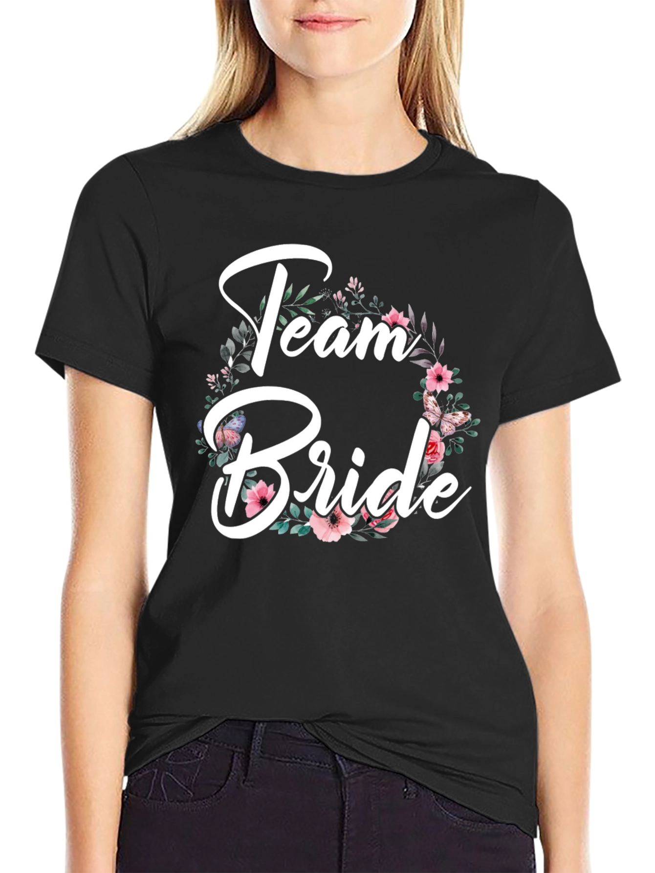 Team Bride Floral T-Shirt