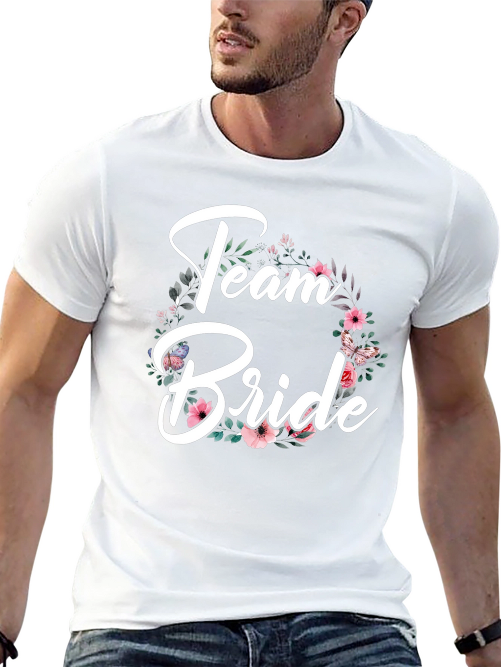 Team Bride Floral T-Shirt