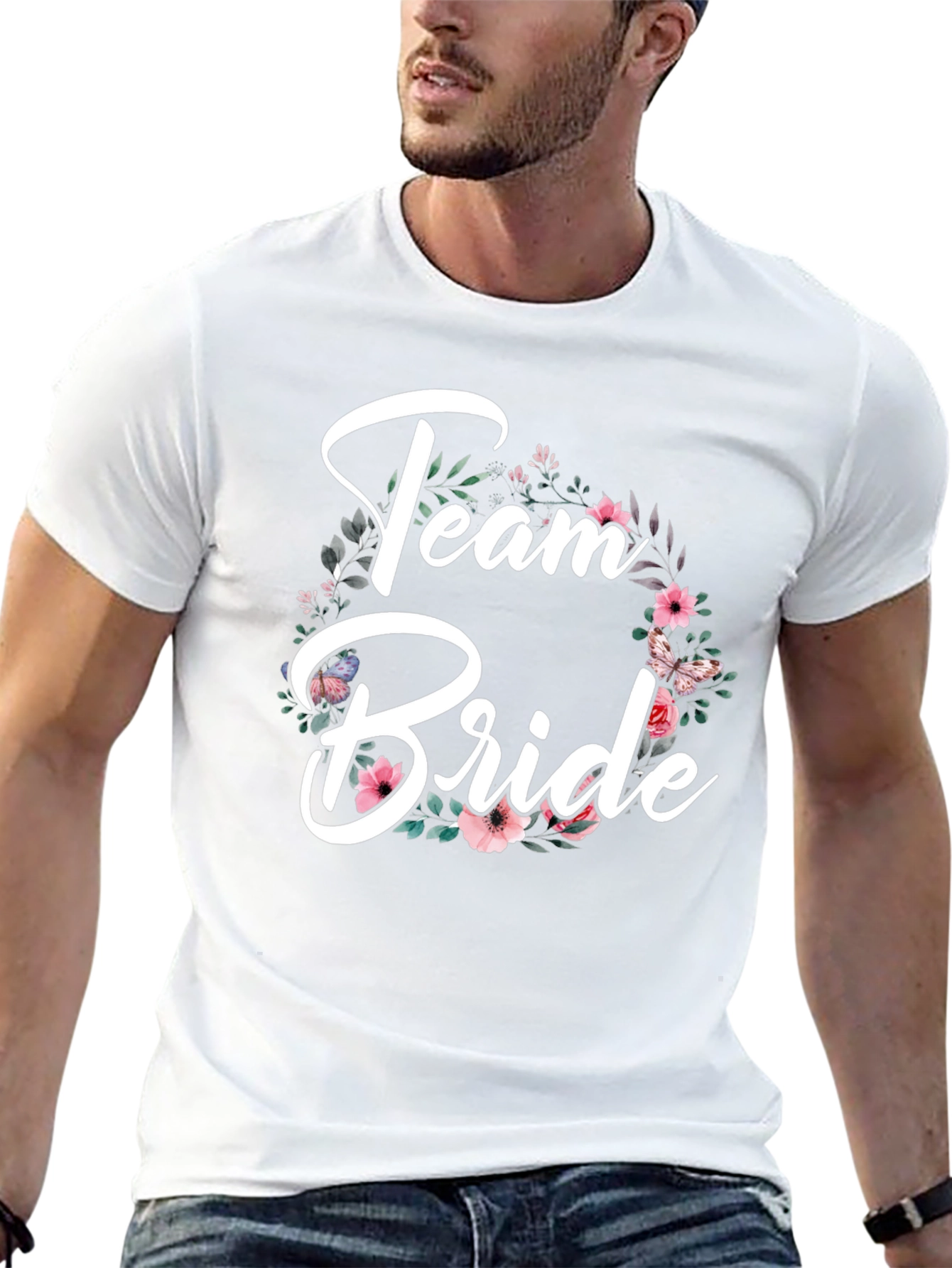 Team Bride Floral T-Shirt
