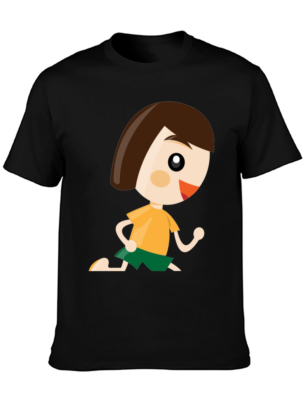 Cartoon Boy Graphic Tee - Fun Casual Wear
