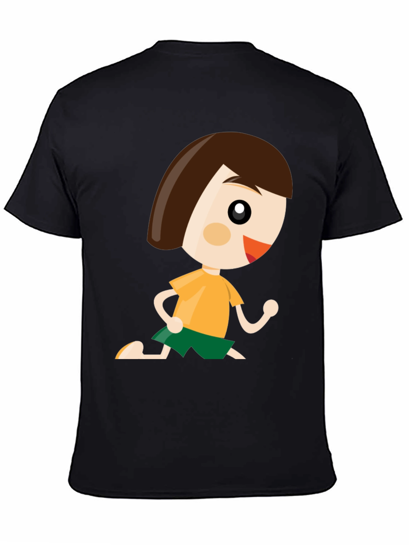 Cartoon Boy Graphic Tee - Fun Casual Wear