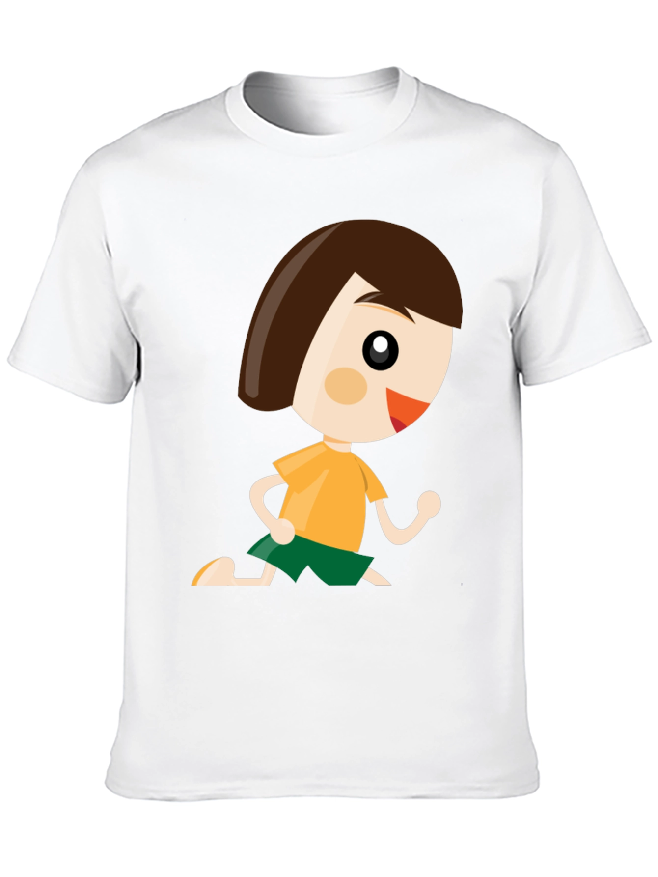 Cartoon Boy Graphic Tee - Fun Casual Wear