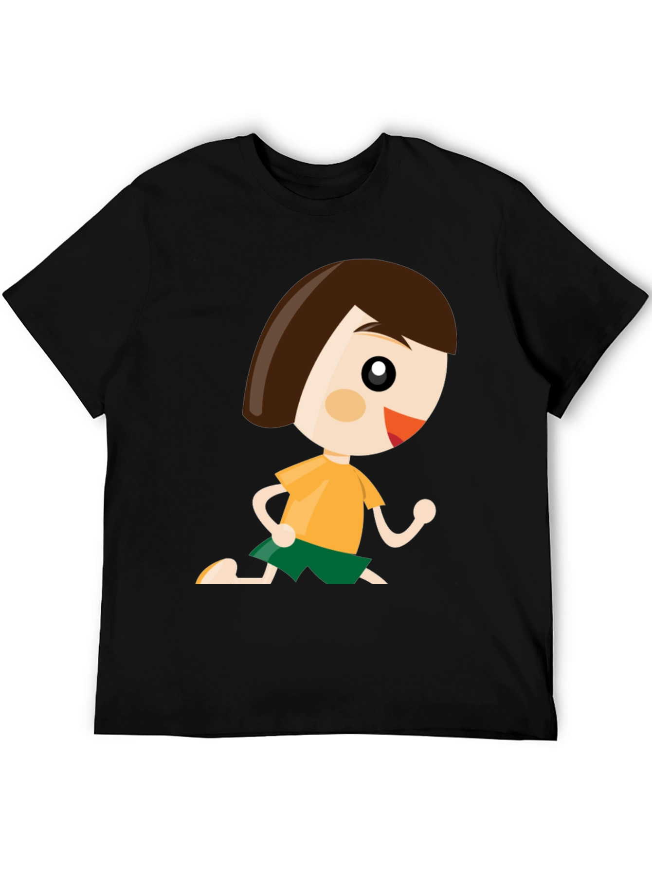 Cartoon Boy Graphic Tee - Fun Casual Wear