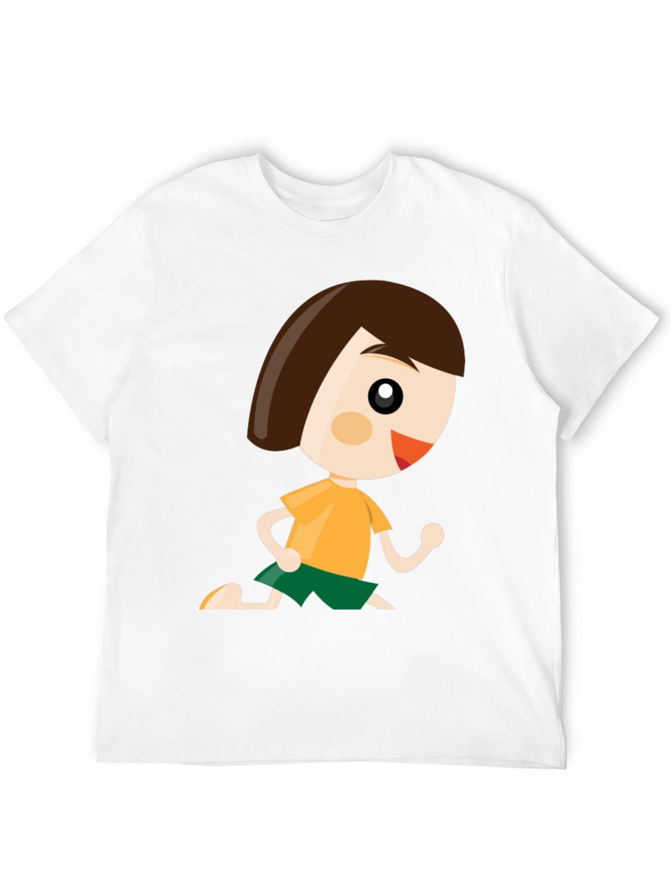 Cartoon Boy Graphic Tee - Fun Casual Wear