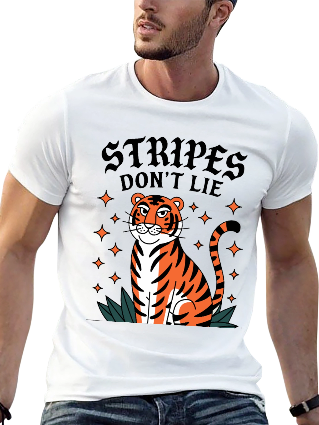 Stripes Dont Lie Graphic Tee