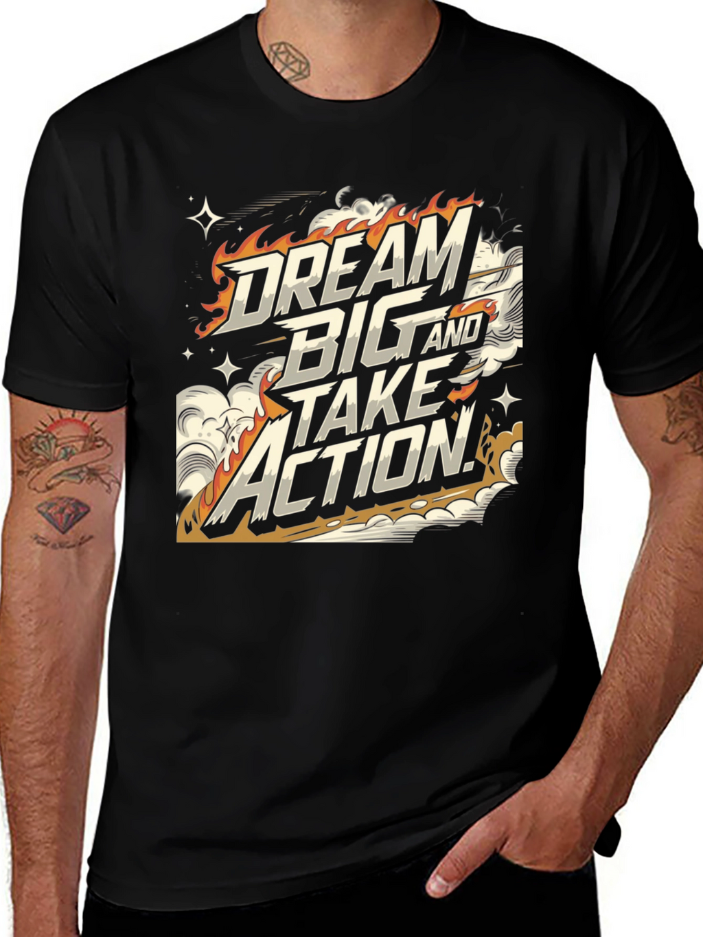 Dream Big & Take Action Graphic T-Shirt