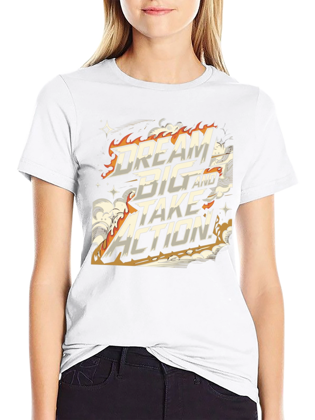 Dream Big & Take Action Graphic T-Shirt
