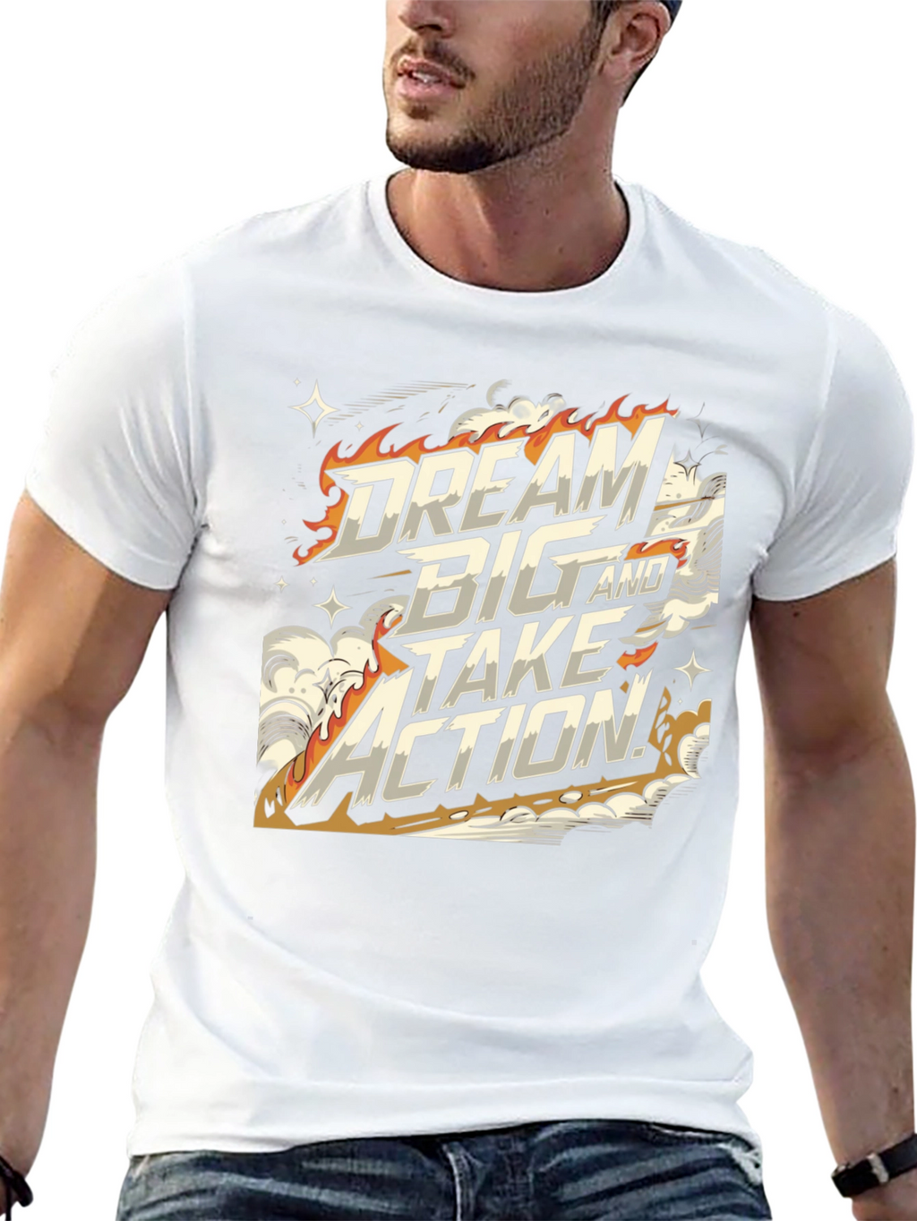 Dream Big & Take Action Graphic T-Shirt