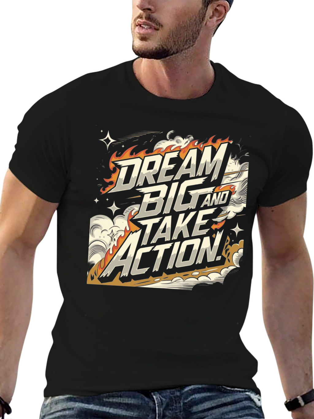 Dream Big & Take Action Graphic T-Shirt