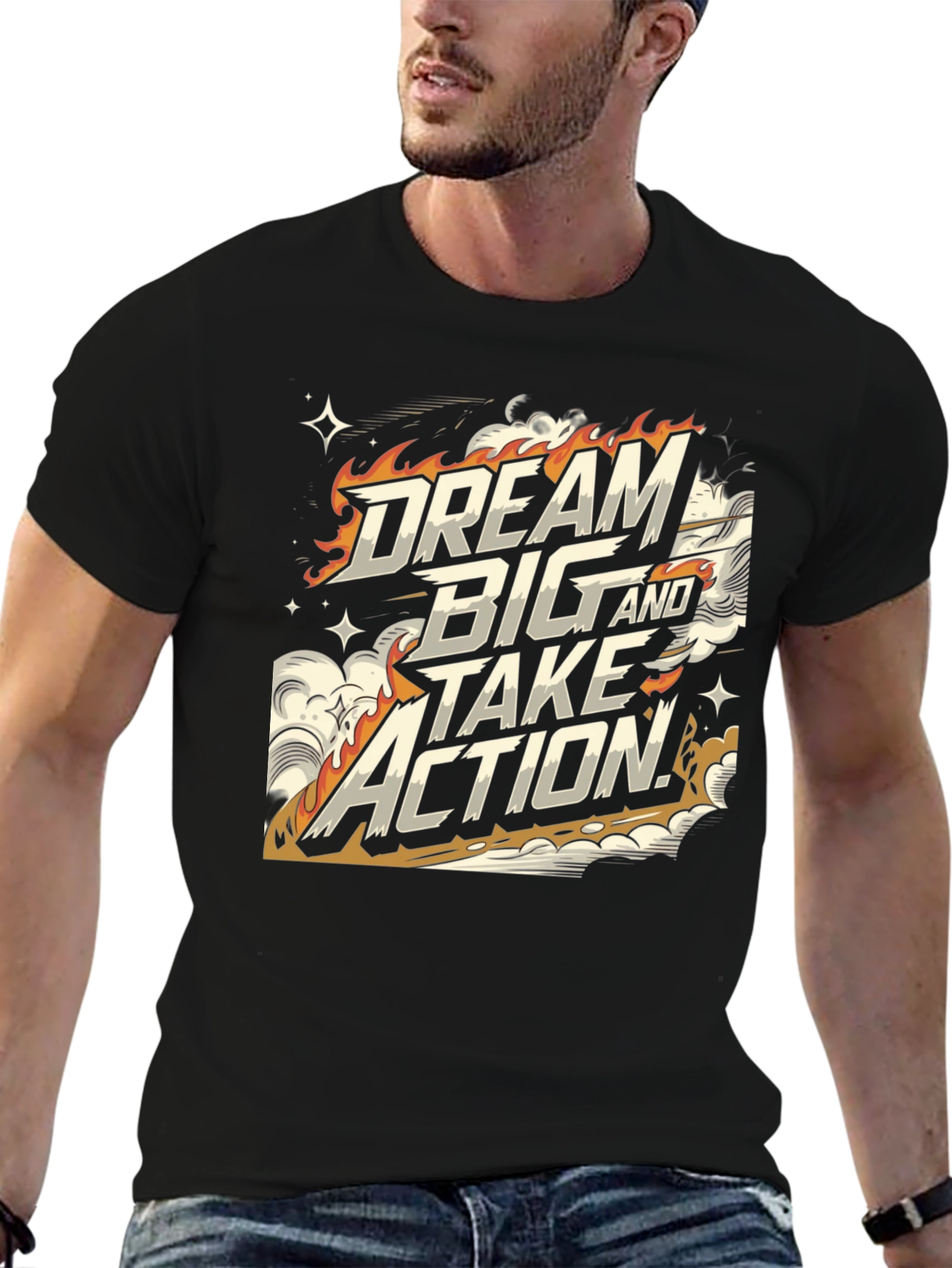 Dream Big & Take Action Graphic T-Shirt