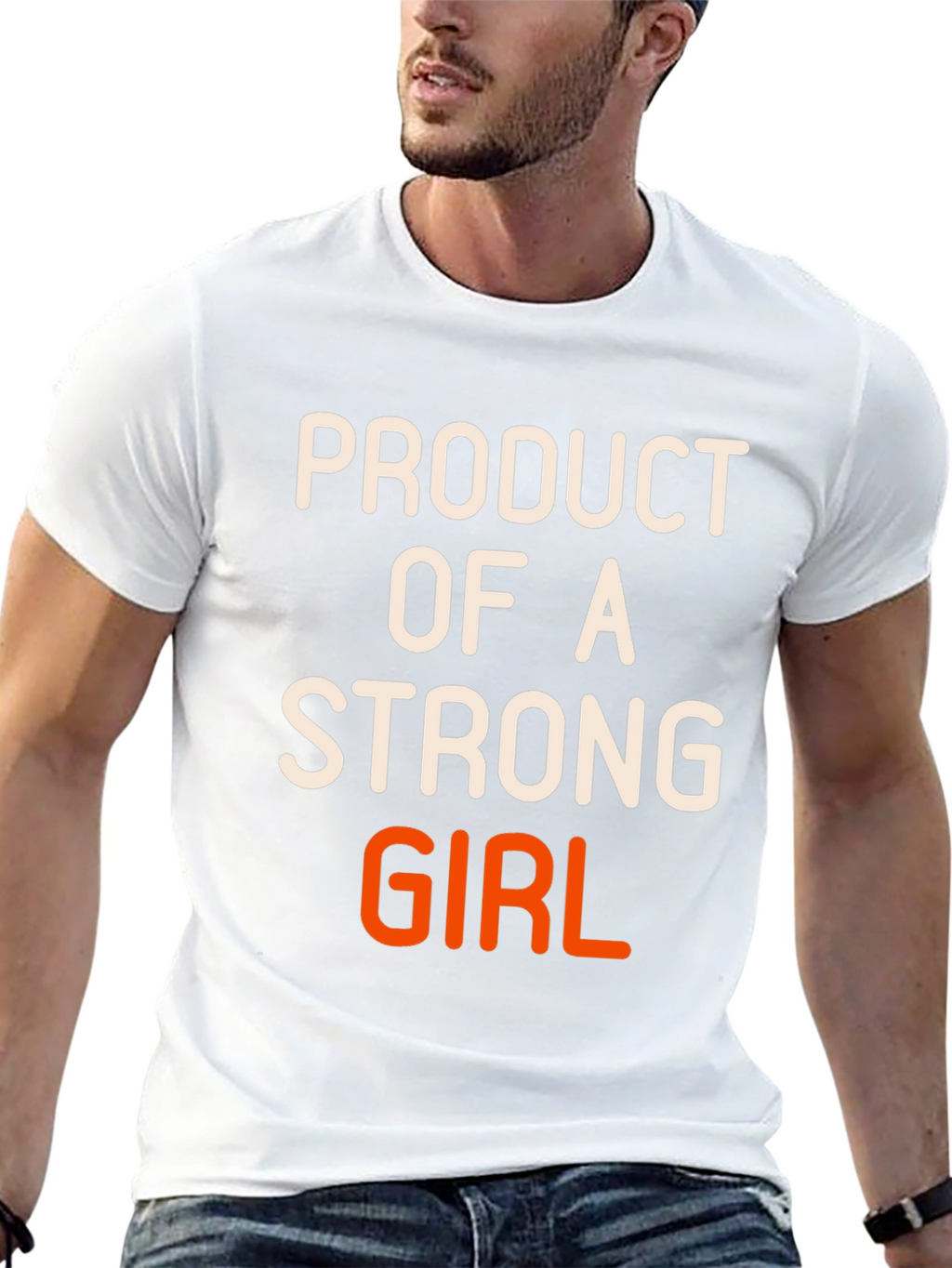 Product of a Strong Girl Graphic T-Shirt