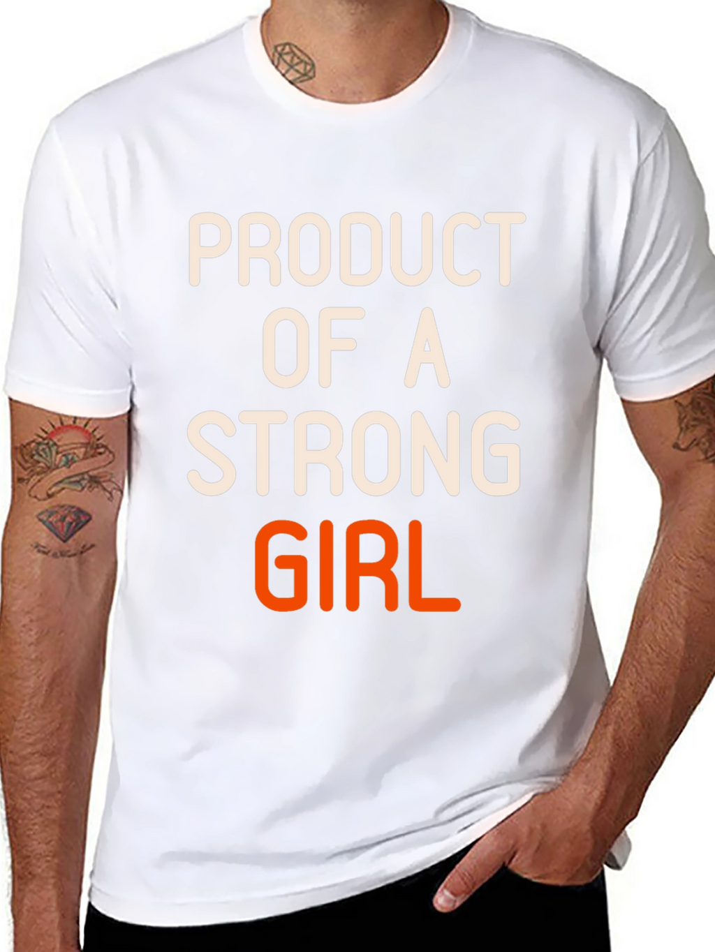 Product of a Strong Girl Graphic T-Shirt