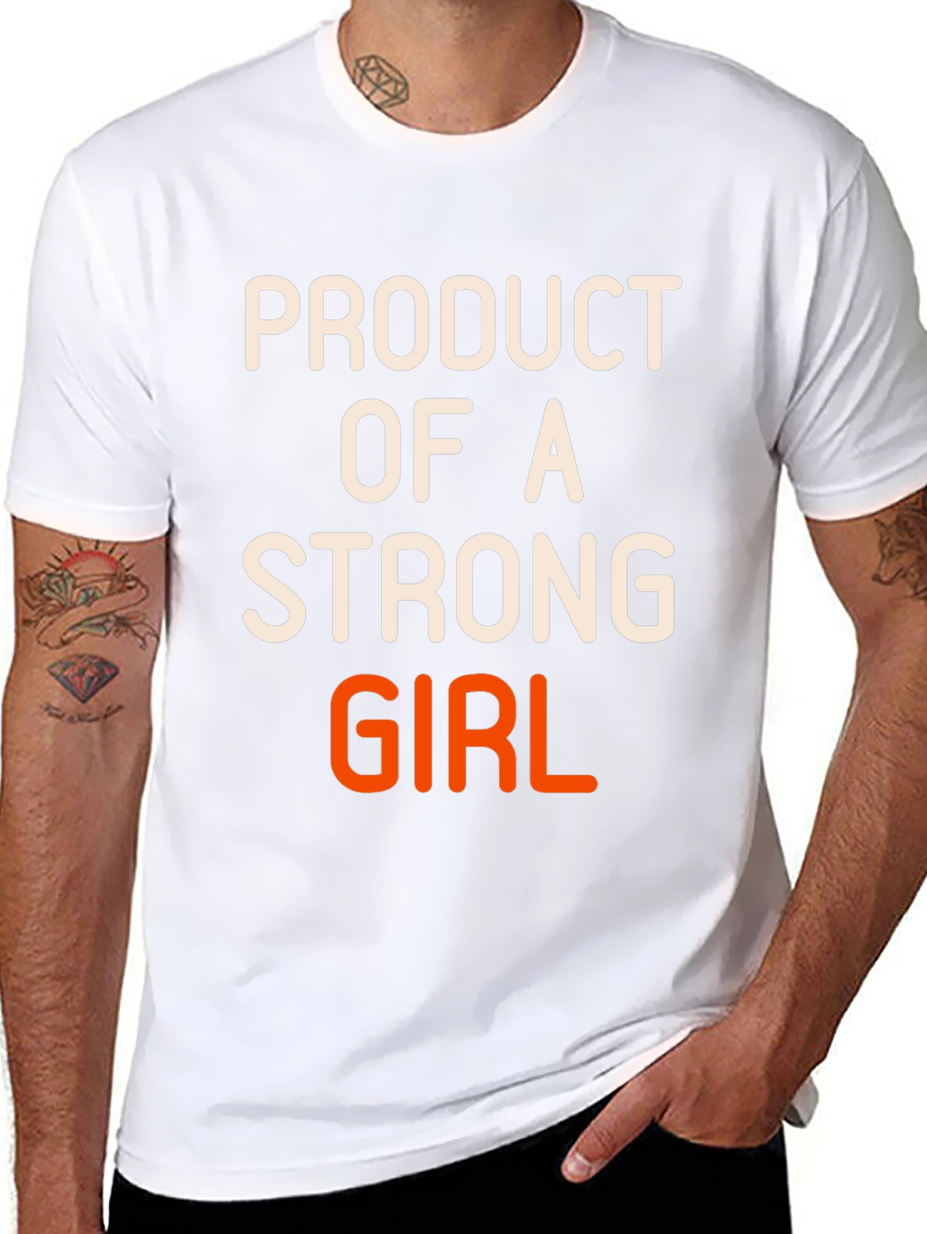 Product of a Strong Girl Graphic T-Shirt