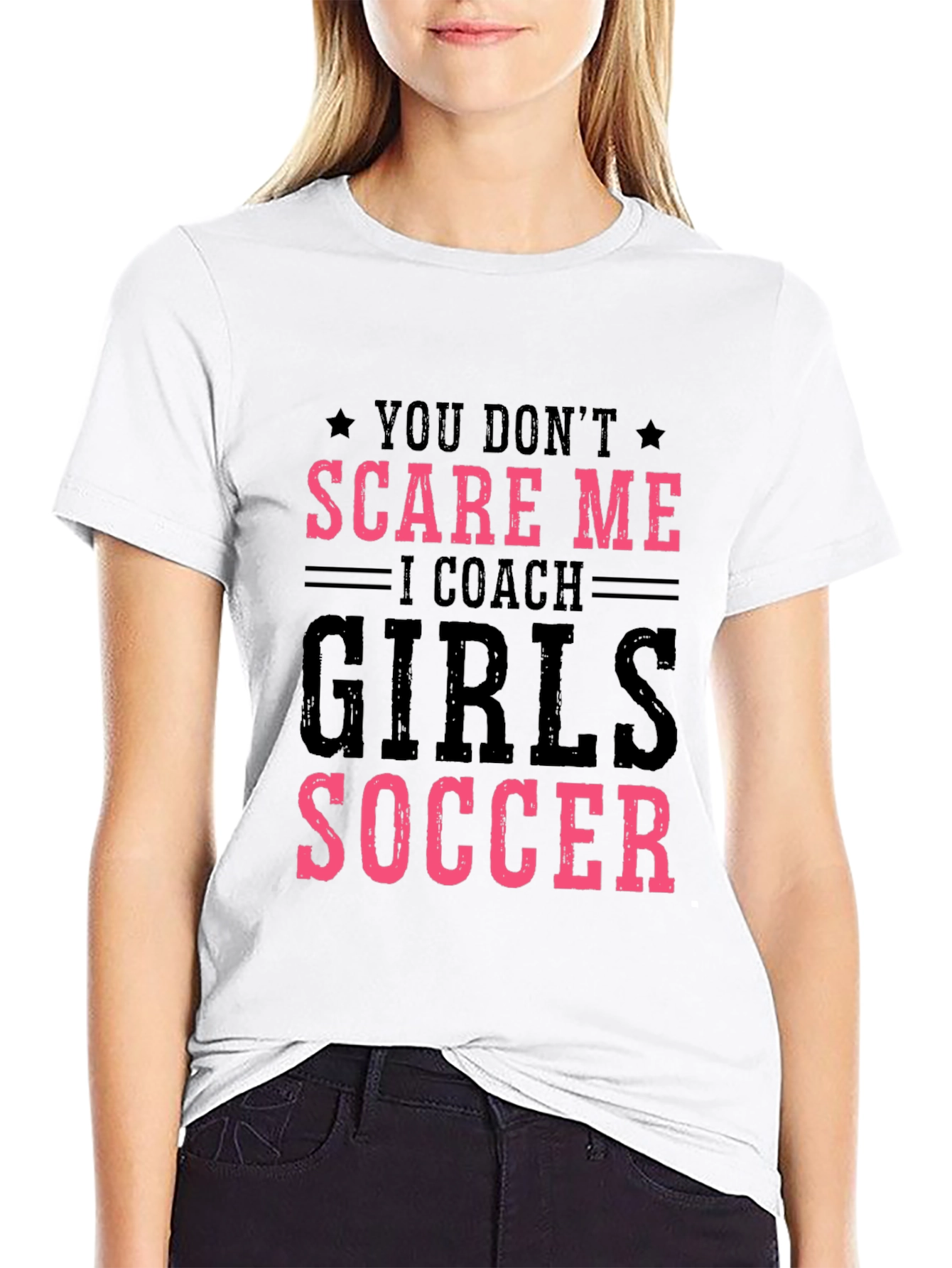 Funny Girls Soccer Coach T-Shirt