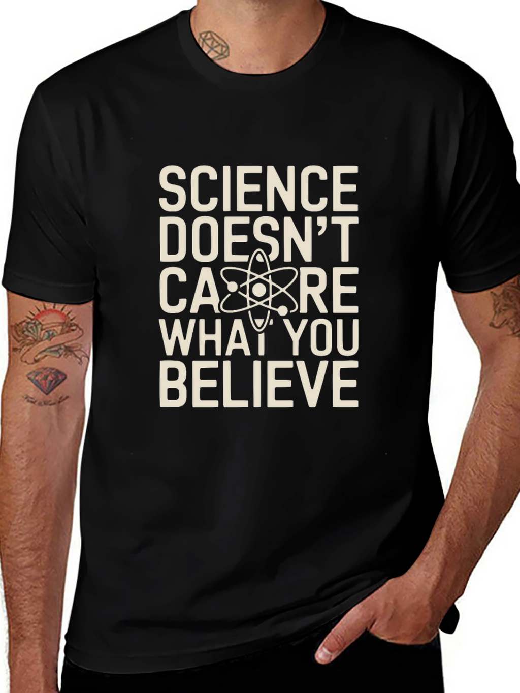 Science Doesnt Care What You Believe Graphic Tee