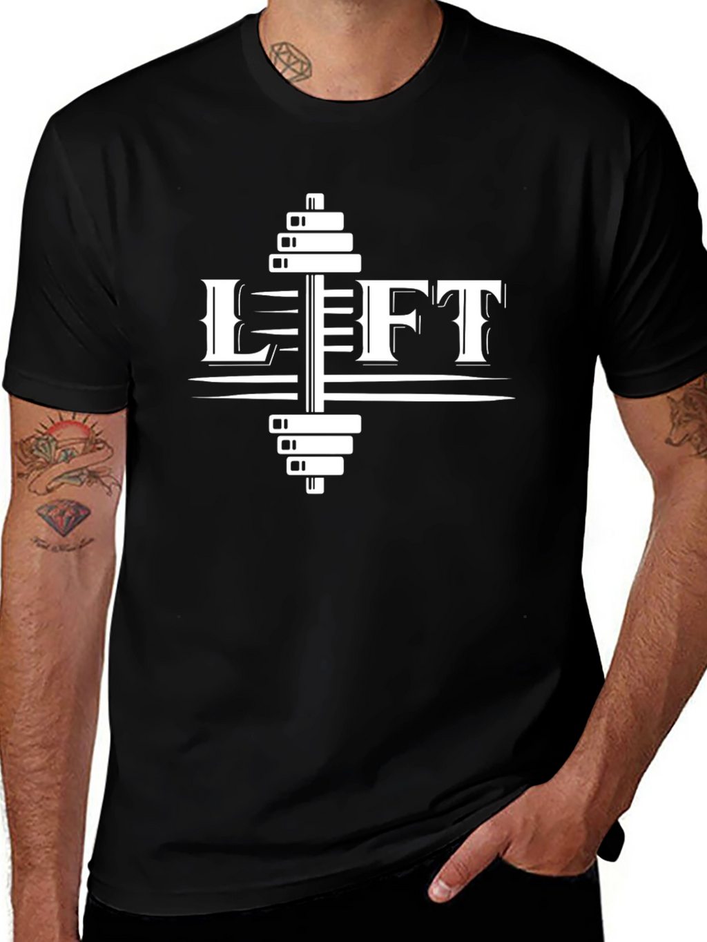 Lift Weights Graphic Tee - Gym Fitness Shirt