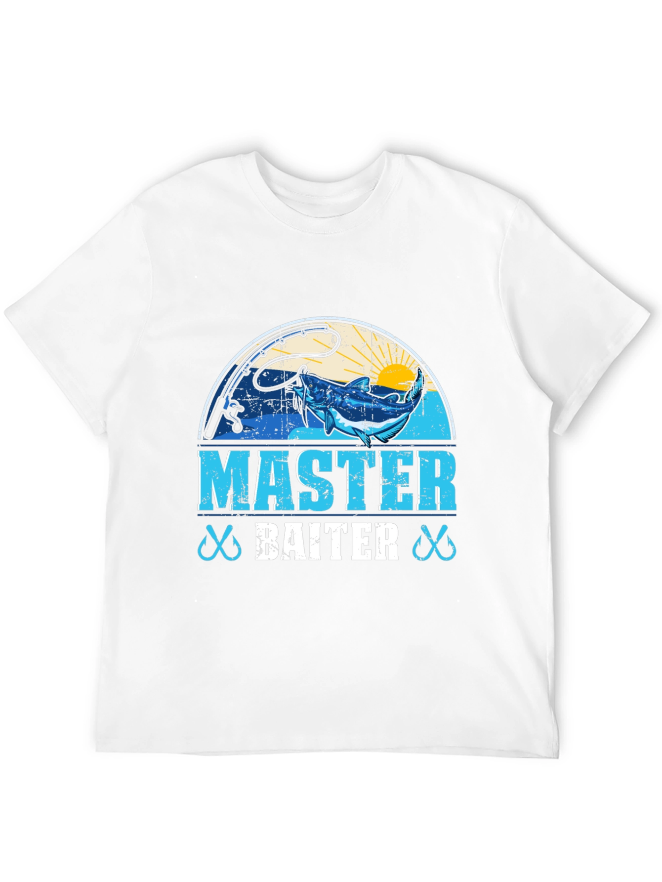 Master Baiter Fishing Graphic T-Shirt