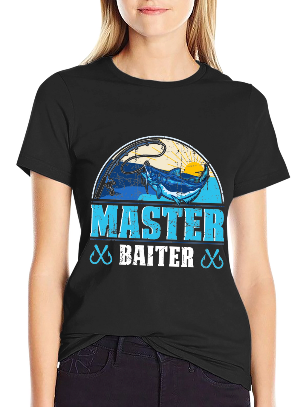 Master Baiter Fishing Graphic T-Shirt