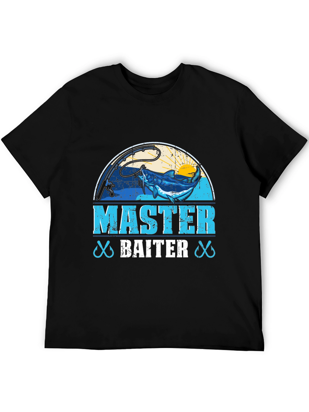 Master Baiter Fishing Graphic T-Shirt