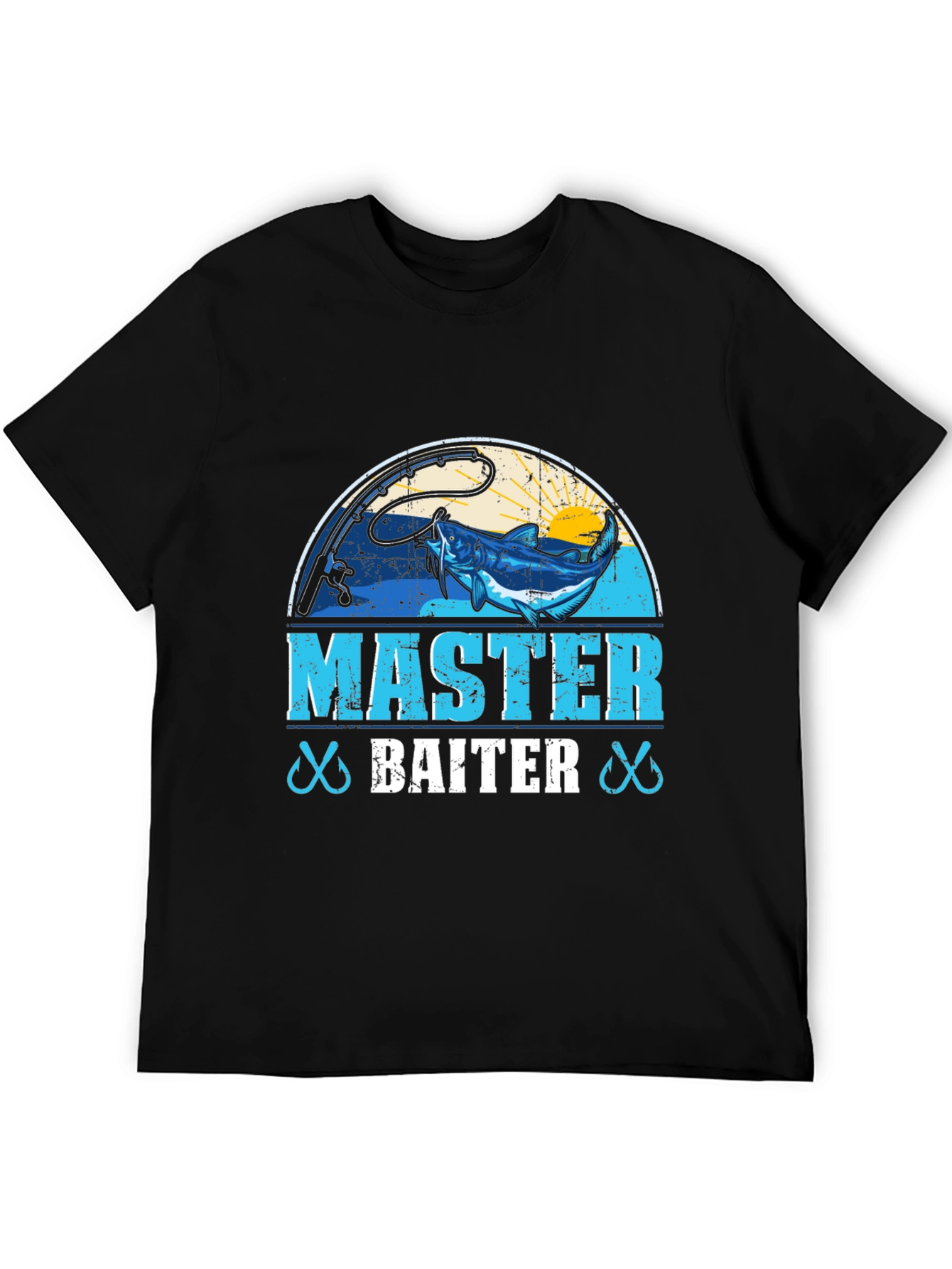 Master Baiter Fishing Graphic T-Shirt