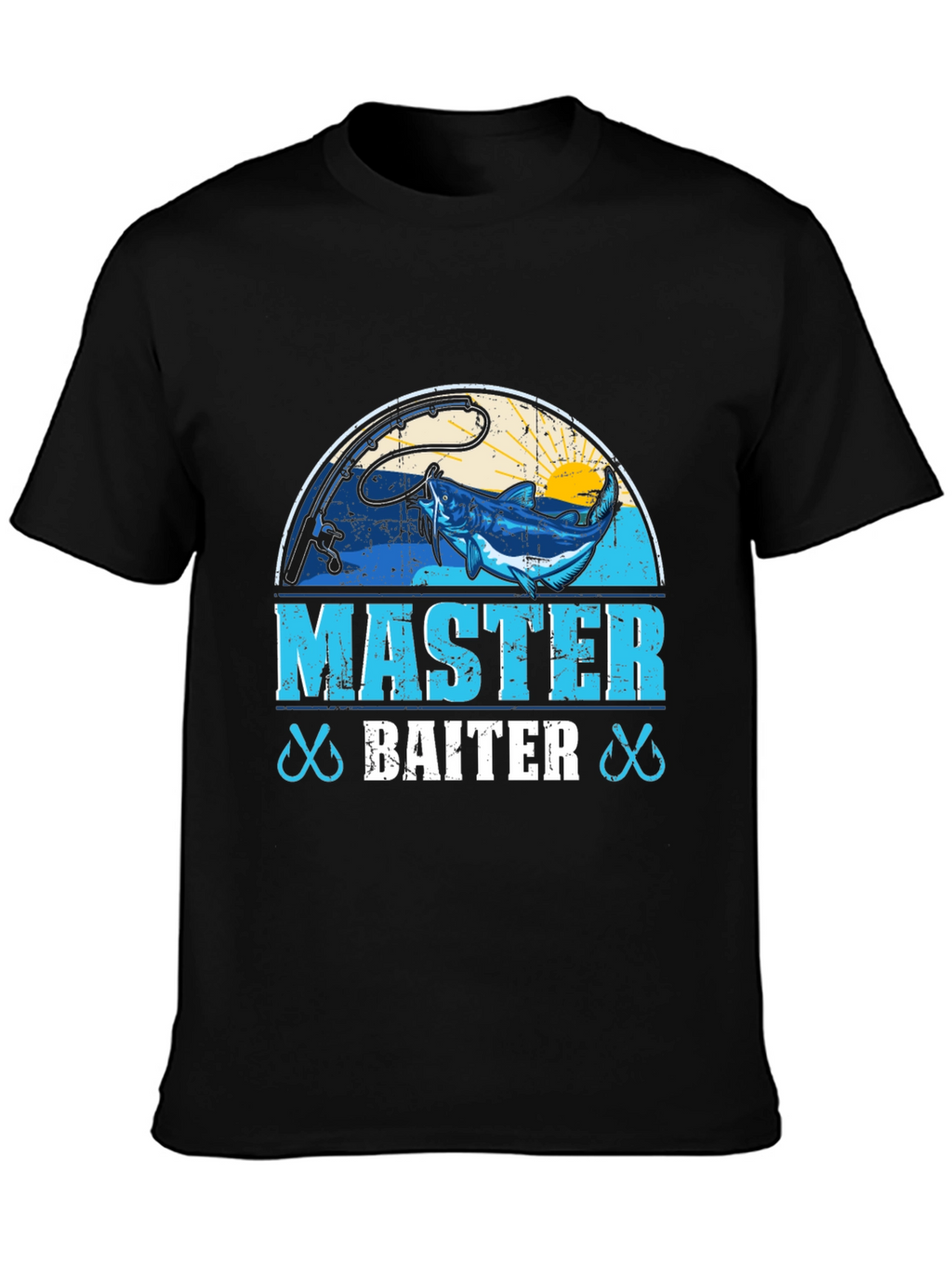 Master Baiter Fishing Graphic T-Shirt