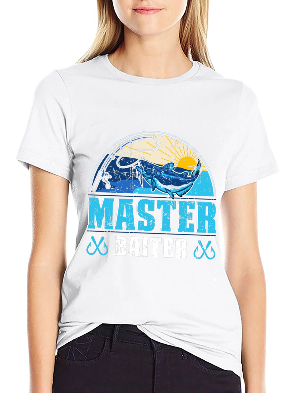 Master Baiter Fishing Graphic T-Shirt