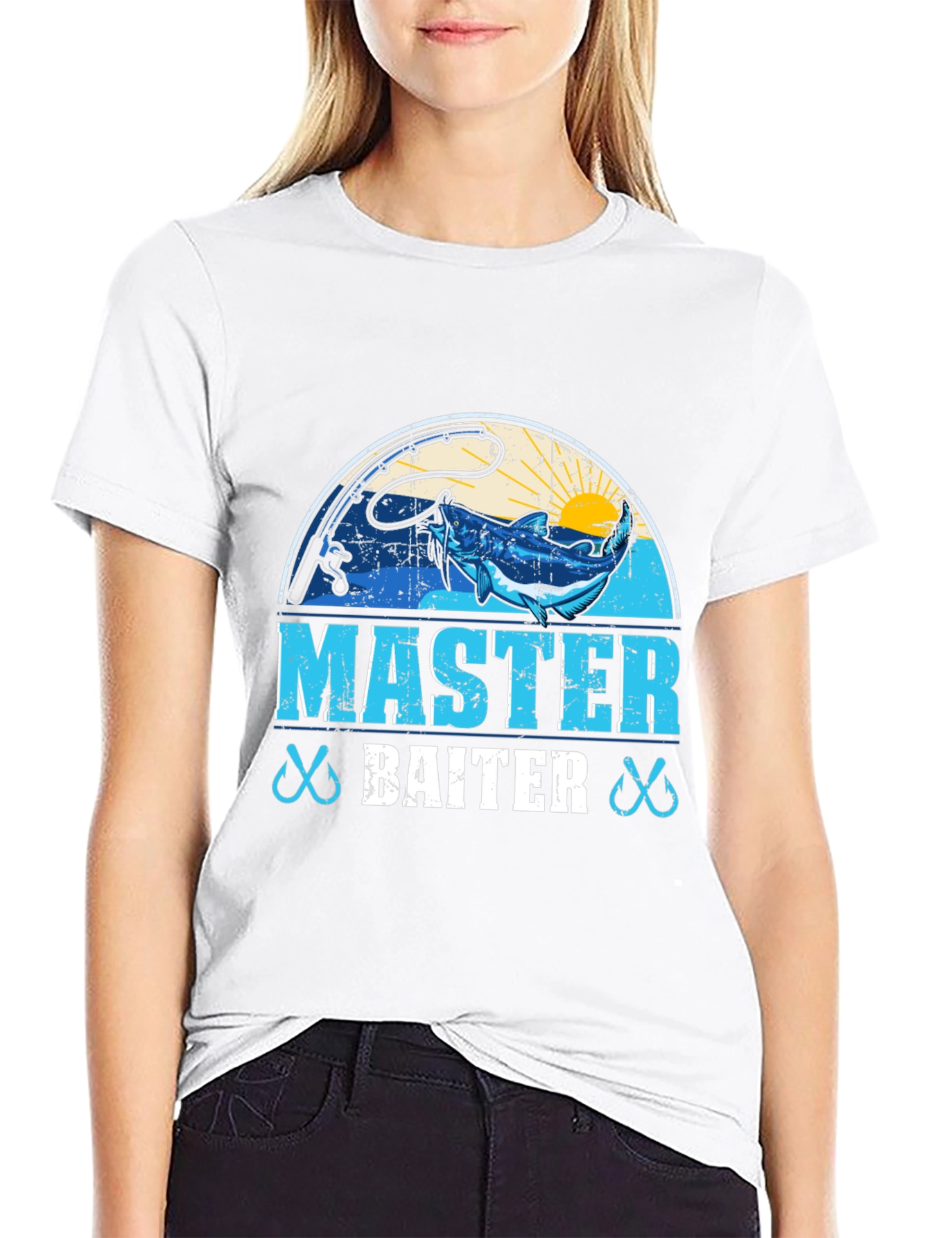 Master Baiter Fishing Graphic T-Shirt