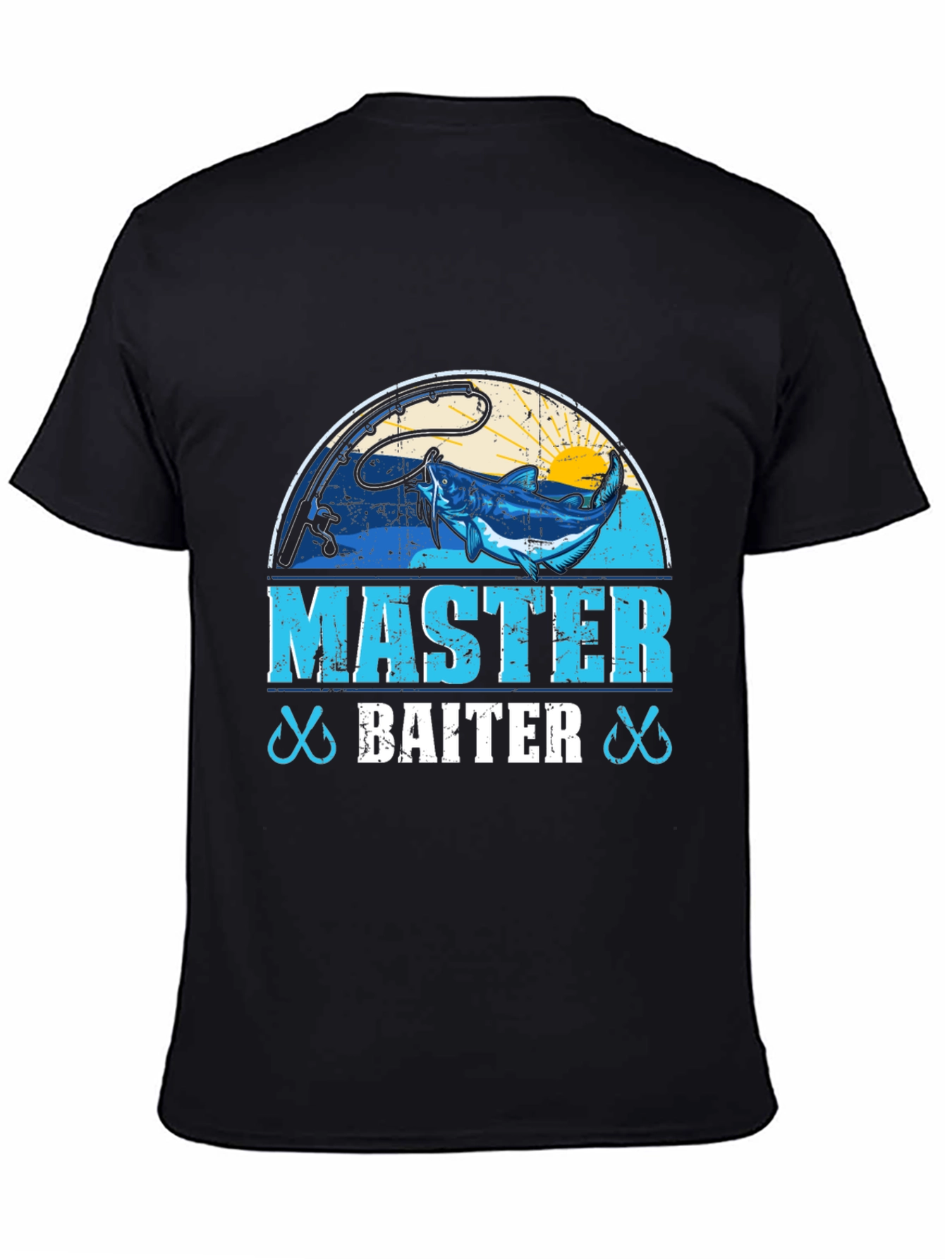 Master Baiter Fishing Graphic T-Shirt