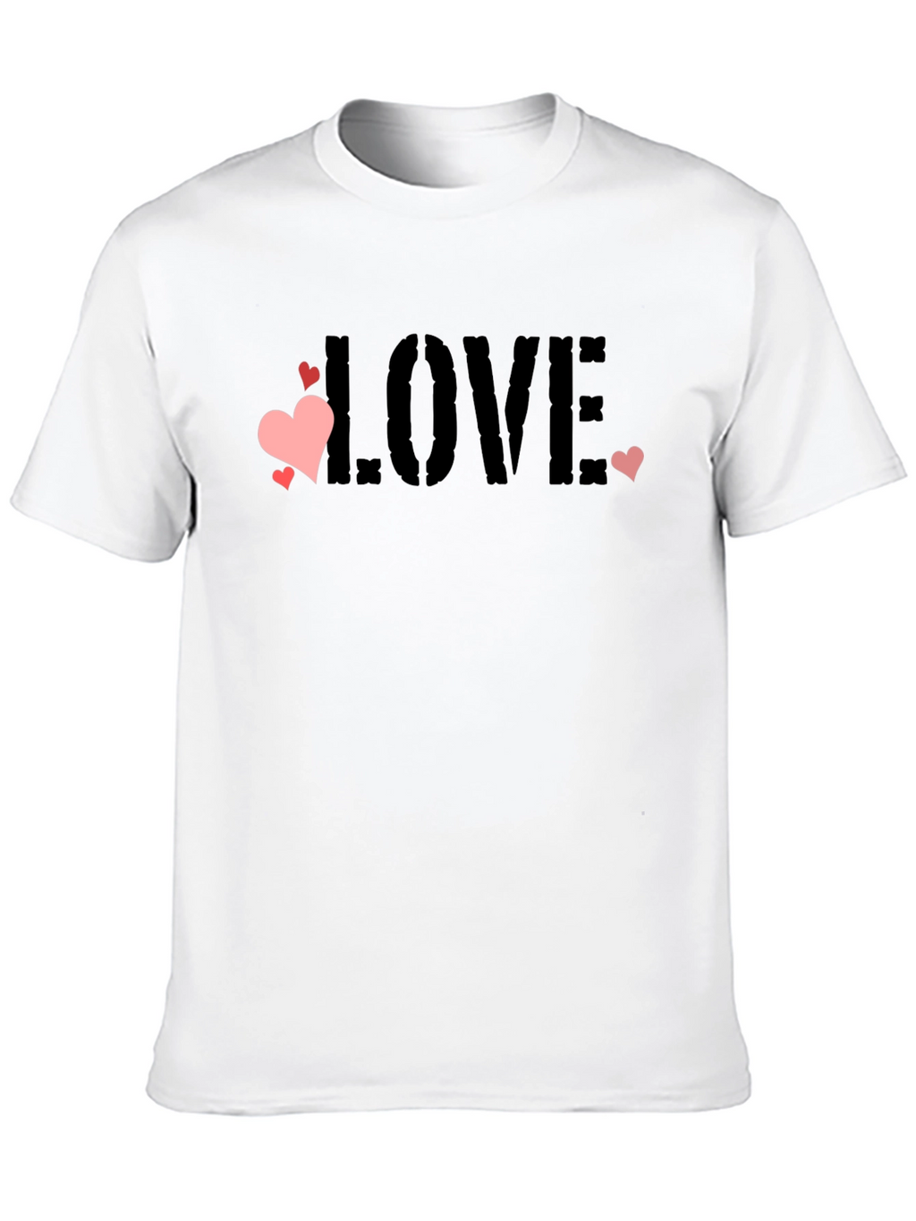 Love Heart Graphic Tee - Stylish Casual Wear