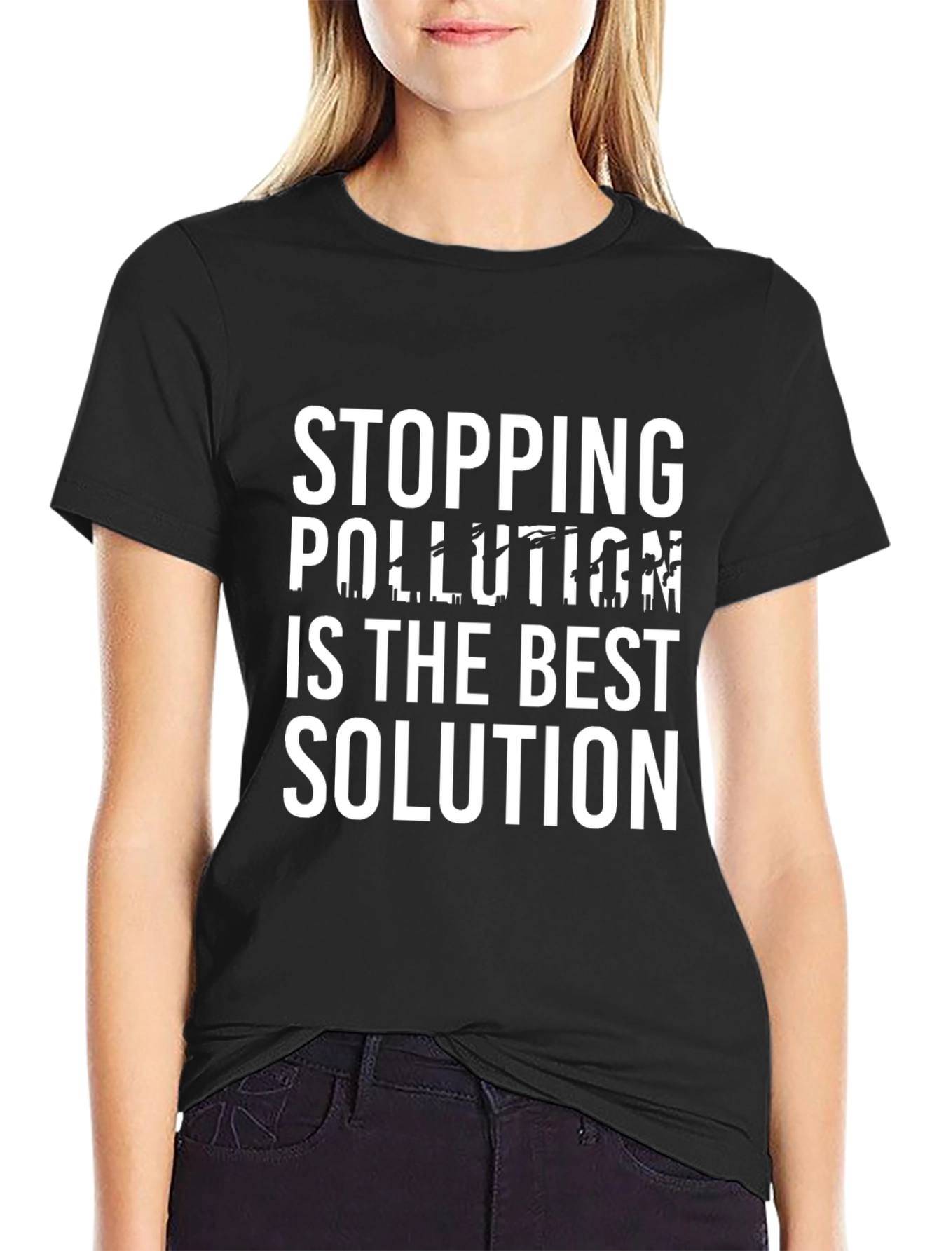 Eco-Friendly Tee: Stopping Pollution Solution
