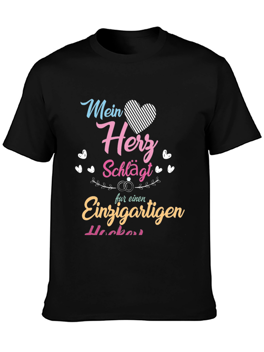 Mein Herz T-Shirt - Unique Husband Gift