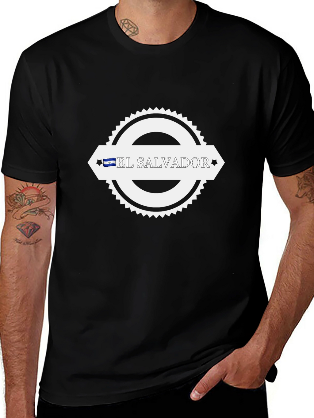 El Salvador Flag T-Shirt - Country Pride Tee