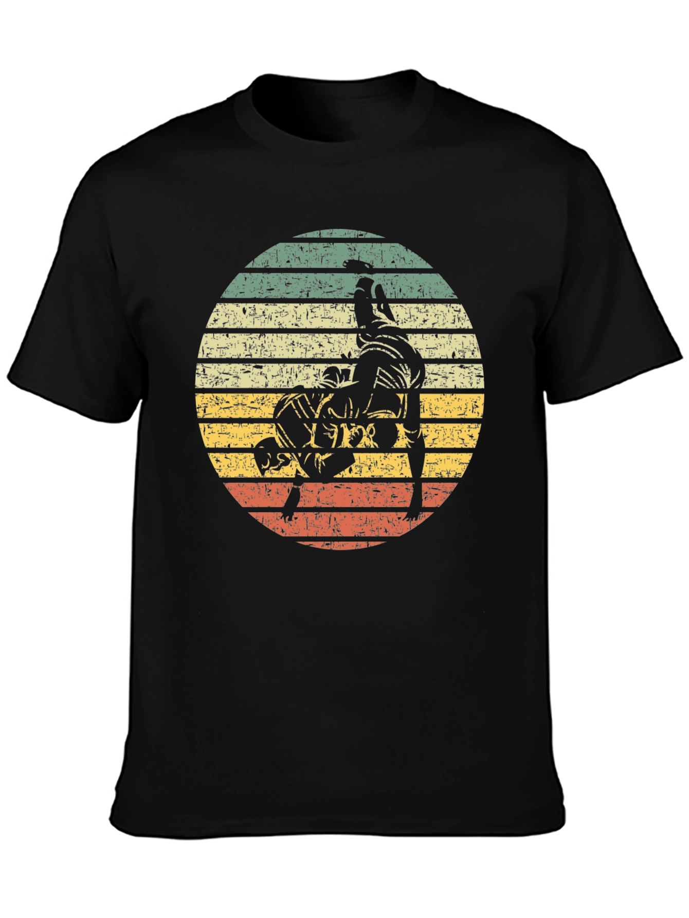 Vintage Wrestling Sunset Graphic Tee