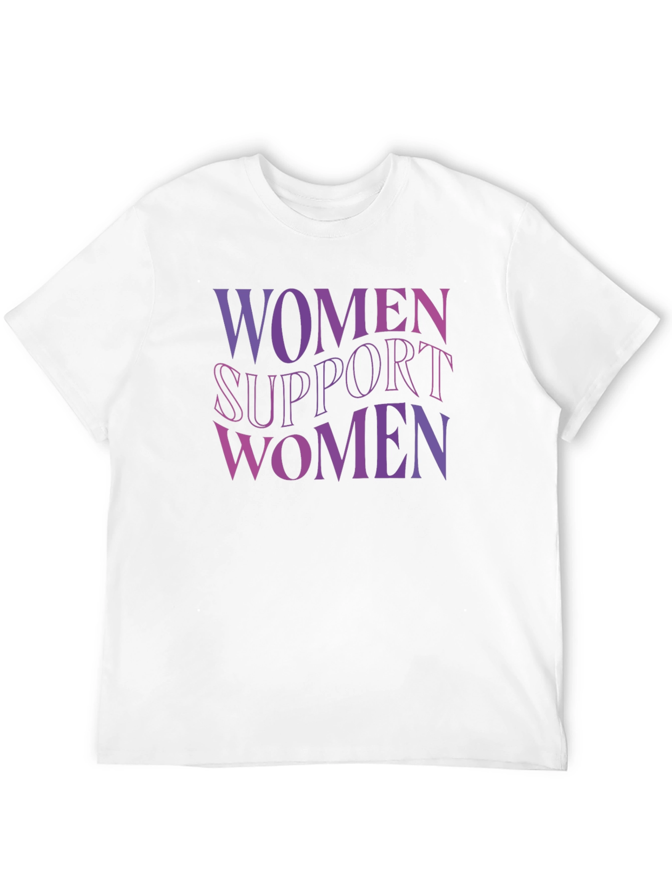 Women Support Women Graphic Tee - Black