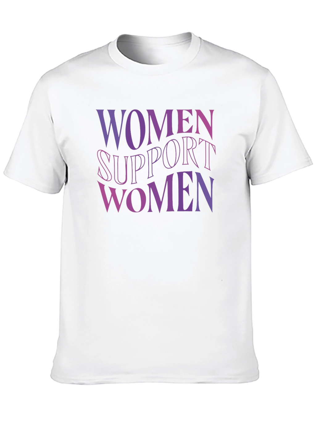 Women Support Women Graphic Tee - Black